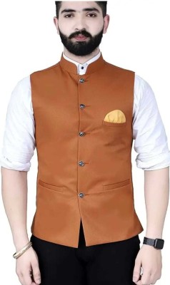 maksud enterprise Solid Men Waistcoat