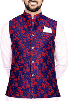 Shriyam Printed Men Waistcoat