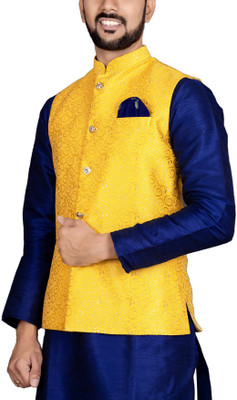 Shriyam Printed Men Waistcoat