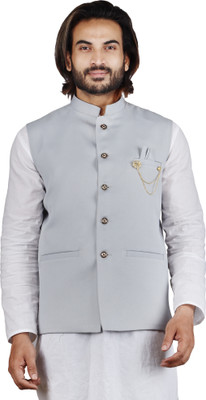 maksud enterprise Solid Men Waistcoat