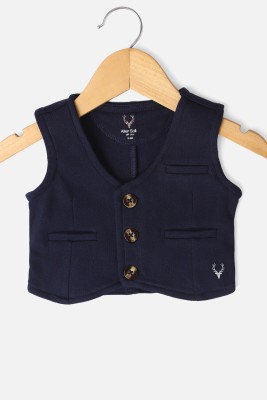 Allen Solly Solid Baby Boys Waistcoat