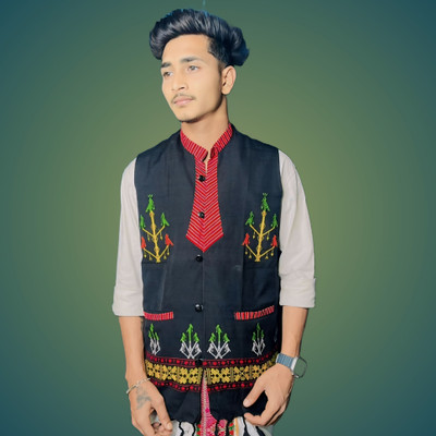 Prithvi Self Design Men Waistcoat
