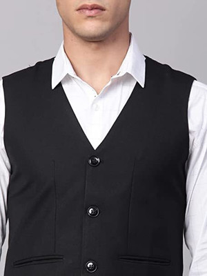 Swara Craft Solid Men Waistcoat