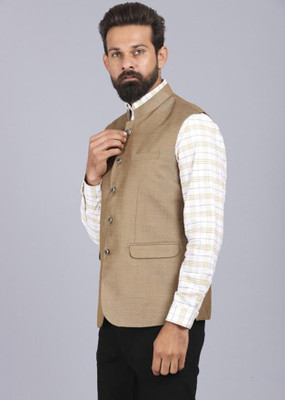 Canoe Solid Men Waistcoat