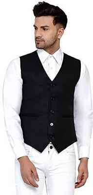 Swara Craft Solid Men Waistcoat