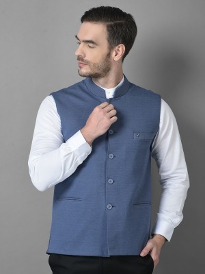 Canary London Solid Men Waistcoat