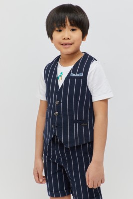 One Friday Striped Boys Waistcoat