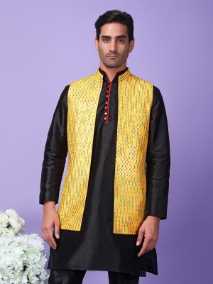 Hangup Woven Men Waistcoat