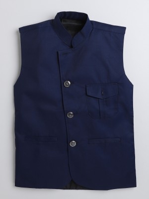 Fourfolds Self Design Boys Waistcoat