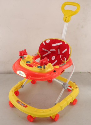 smartcycle Musical 2-in-1 Walker With Parent Rod(Yellow, Red)