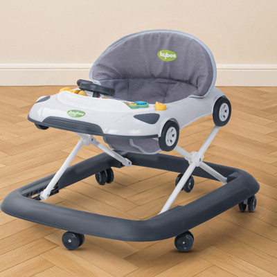 baybee Musical 2-in-1 Walker(Grey)