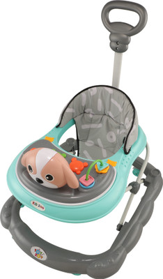 Toyzoy Musical Walker & Rocker With Parent Rod(Green)