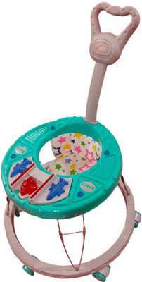maaluv Musical 3-in-1 Walker With Parent Rod(Green)