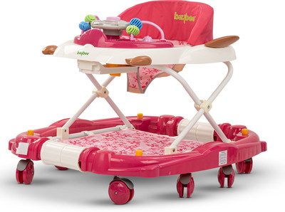 baybee Musical 2-in-1 Walker(Maroon, Red)