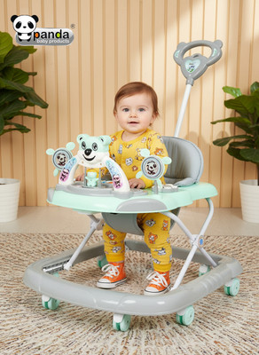 PANDA BABY PRODUCTS Musical Activity Walker With Parent Rod(Green)