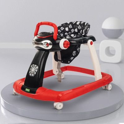 baybee Musical 2-in-1 Walker(Red, Black)