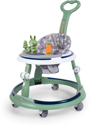 JoyRide Musical 3-in-1 Walker With Parent Rod(Green)