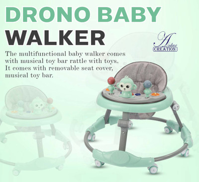 Ankur Creation Musical Activity Walker(Green)