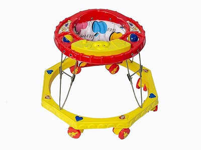 Maanit Musical 2-in-1 Walker(Red, Yellow)