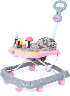 PANDA BABY PRODUCTS Musical Activity Walker With Parent Rod(Pink)