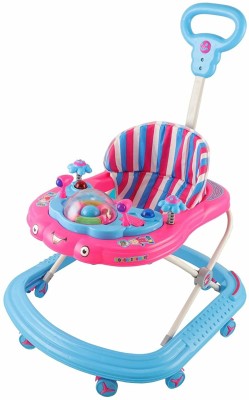 JoyRide Musical Activity Walker With Parent Rod(Blue)