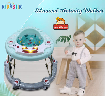 Panda Creation Musical Activity Walker(Green, Grey)
