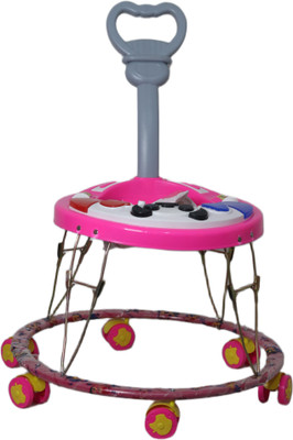 Evolife Musical Activity Walker With Parent Rod(Pink)