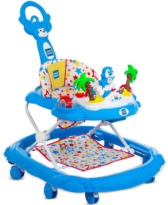 MeeMee Musical Activity Walker With Parent Rod(Blue)