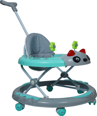 Dash Star Musical Activity Walker With Parent Rod(Green)