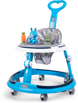 JoyRide Musical 3-in-1 Walker With Parent Rod(Blue)