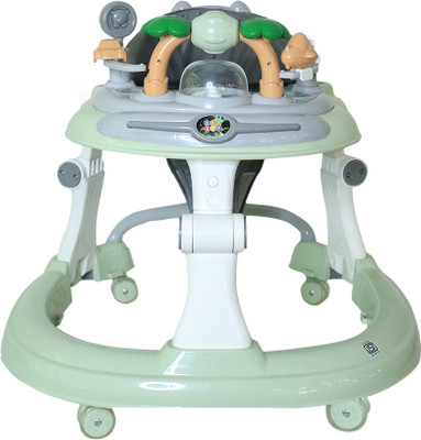 BeyBee Musical Activity Walker With Parent Rod(Green)