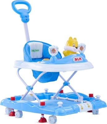 baybee Musical Walker & Rocker With Parent Rod(Blue)