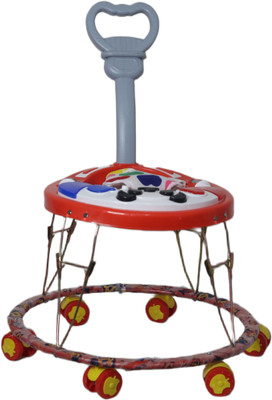 Evolife Musical Activity Walker With Parent Rod(Red)