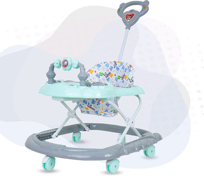 JoyRide Musical 2-in-1 Walker With Parent Rod(Green)