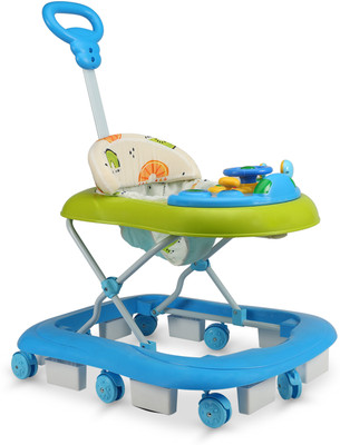 LuvLap Musical Activity Walker With Parent Rod(Blue)
