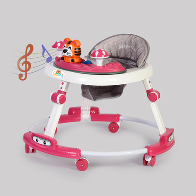 Playroot Musical Activity Walker(Pink)