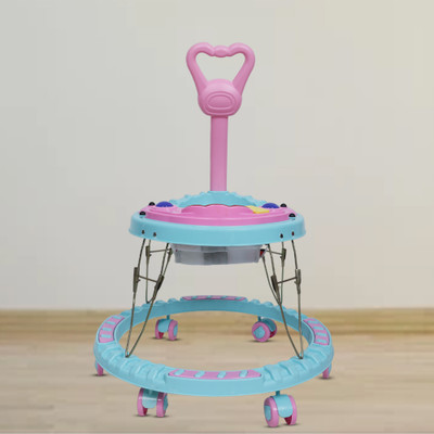 Santoz Musical Activity Walker With Parent Rod(Blue)