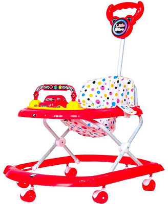 Little Olive Musical Activity Walker With Parent Rod(Red)