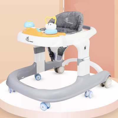 R for Rabbit Musical Activity Walker(Grey, White)