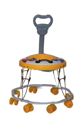Evolife Musical 2-in-1 Walker With Parent Rod(Yellow)
