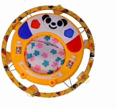 Nutts Musical Activity Walker With Parent Rod(Yellow)