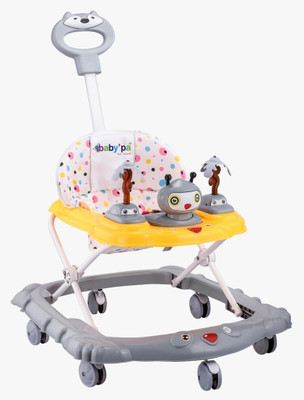 baby'pa Musical 2-in-1 Walker With Parent Rod(Multicolor)