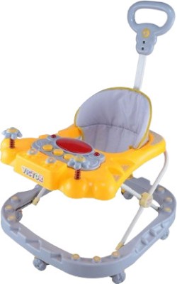 KapilEnt Musical Activity Walker With Parent Rod(Yellow, Blue)