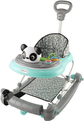 Toyzoy Musical Walker & Rocker With Parent Rod(Green)