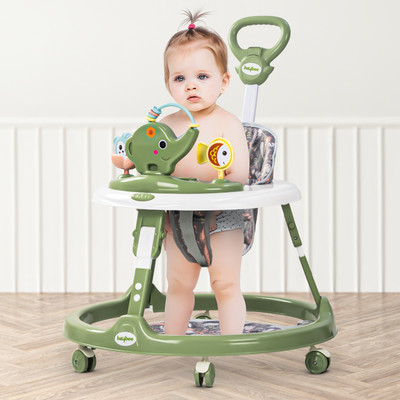 baybee Musical 3-in-1 Walker With Parent Rod(Green)