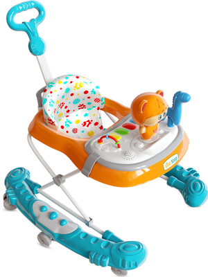 1st Step Musical Activity Walker With Parent Rod(Orange, Blue)