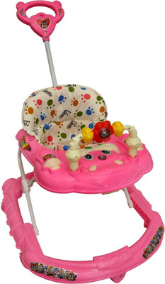 PANDA Musical Activity Walker With Parent Rod(Pink)