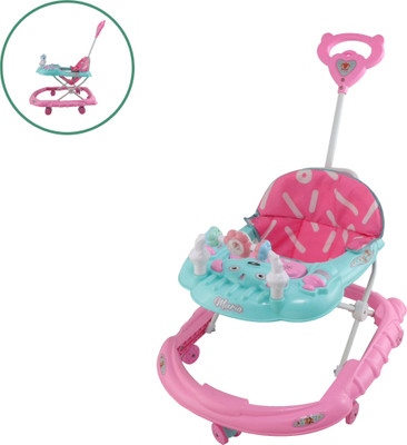 smallfoottoys Musical 3-in-1 Walker With Parent Rod(Multicolor)
