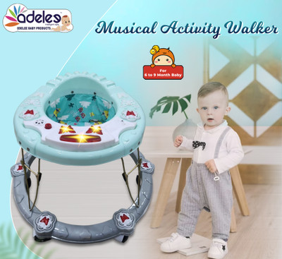 ODELEE Musical Activity Walker(Green, Grey, White)