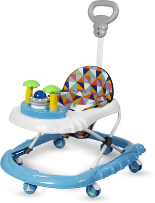 Panda Creation Musical Activity Walker With Parent Rod(Blue)